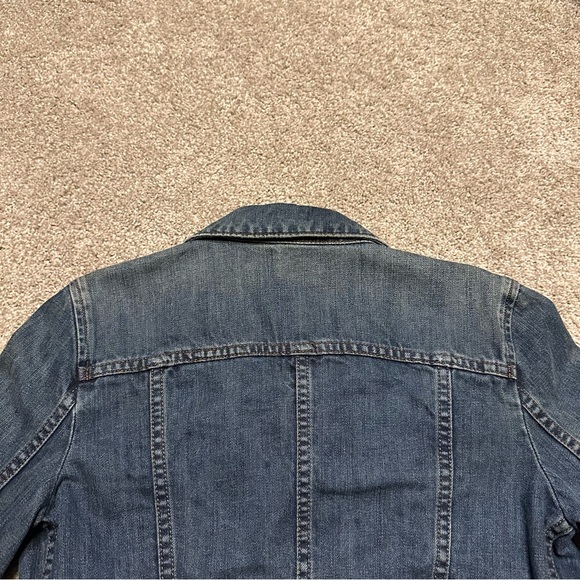 Crop denim jean jacket // Denim Factory women size S - Picture 9 of 9